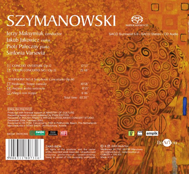 Szymanowski CDB031